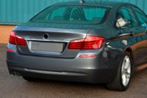 BMW 5. sērija F10/F11 2010–2016 Nerūsējošā tērauda līste virs numura zīmes SD foto 6