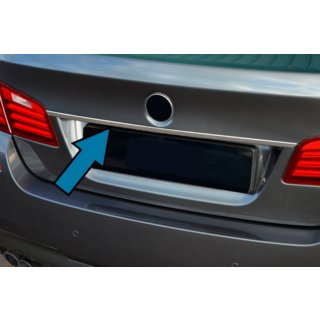Nerūsējošā tērauda līste virs numura zīmes SD BMW 5. sērija F10/F11 2010–2016 foto 1