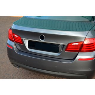 Nerūsējošā tērauda līste virs numura zīmes SD BMW 5. sērija F10/F11 2010–2016 foto 4