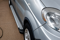Nissan Primastar 2002–2014 Sānu sliekšņi X5 tipa (2 gab., alumīnija) foto 1