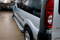 Nissan Primastar 2002–2014 Sānu sliekšņi X5 tipa (2 gab., alumīnija) foto 4