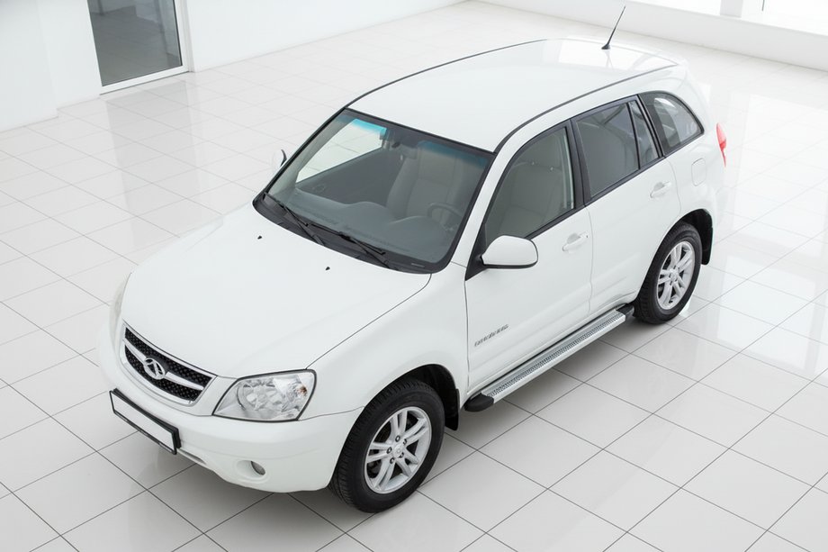 Chery Tiggo 3 2005– Sānu sliekšņi Maya V2 (2 gab., alumīnijs) Image