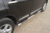 Nissan Qashqai 2007–2010 Sānu caurules (2 gab., nerūs. tērauds) foto 3