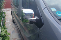 Nissan NV300/Primastar 2016– Spoguļu hroma uzlikas (2 gab., plastmasa) foto 6