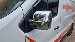 Nissan NV300/Primastar 2016– Spoguļu hroma uzlikas (2 gab., plastmasa) foto 5
