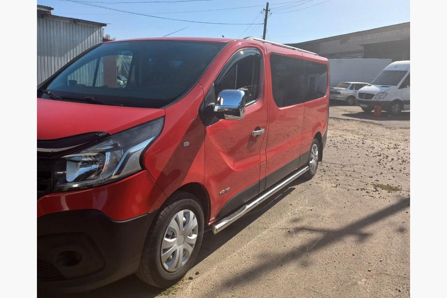 Nissan NV300/Primastar 2016– Sānu caurules (2 gab., nerūs. tērauds) 70 mm, īsā riteņu bāze Foto 4
