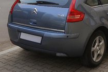 Citroen C-4 2004–2010 Bagāžnieka vāka apakšējās malas uzlika (nerūsējošais tērauds) foto 1