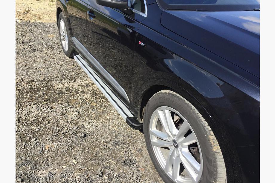 Audi Q7 2015–2026 Sānu sliekšņi Maya V4 (2 gab., alumīnijs) Image