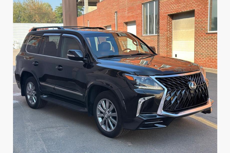 Lexus LX570/450d 2008–2022 Priekšējais bamperis 2008-2015 facelift stilā (krāsošanai) Melns Foto 13