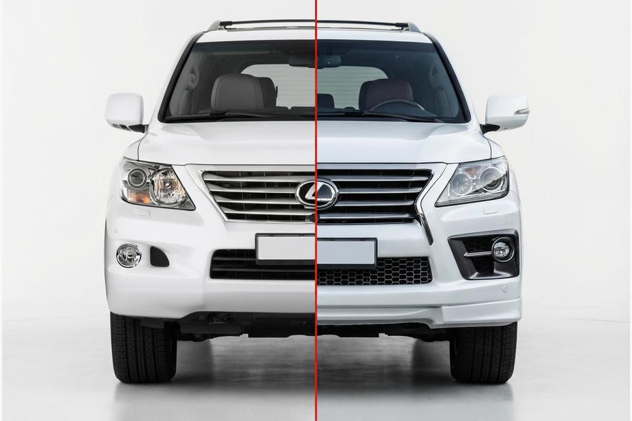 Lexus LX570/450d 2008–2022 Auto restailinga virsbūves komplekts 2008-2012 uz 2012-2016 F-Sport Image