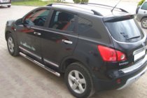 Nissan Qashqai 2010–2014 Sānu caurules (2 gab., nerūs. tērauds) foto 6