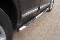 Nissan Qashqai 2010–2014 Sānu caurules (2 gab., nerūs. tērauds) foto 5