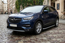 Opel Grandland X 2017– Sānu sliekšņi Tayga Grey (2 gab., alumīnijs) foto 1