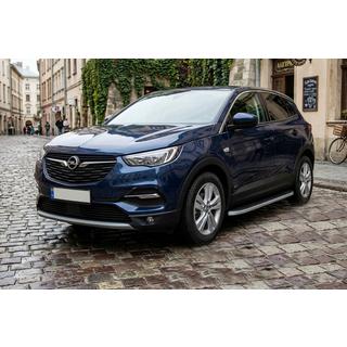 Sānu sliekšņi Tayga Grey (2 gab., alumīnijs) foto 1