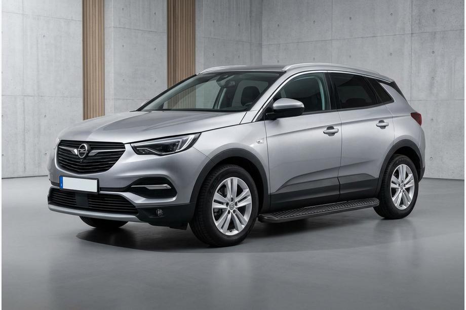 Opel Grandland X 2017– Sānu pakāpieni Tayga Black (2 gab., alumīnijs) Image