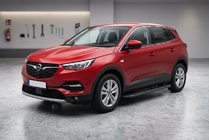 Opel Grandland X 2017– Sānu pakāpieni Bosphore Black (2 gab., alumīnijs) foto 1
