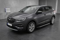 Opel Grandland X 2017– Sānu pakāpieni Bosphore Grey (2 gab., alumīnijs) foto 1
