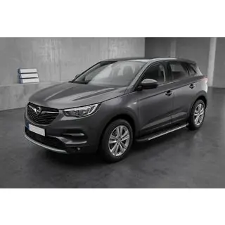 Sānu pakāpieni Bosphore Grey (2 gab., alumīnijs) foto 1