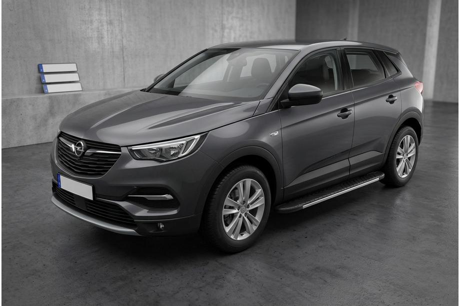 Opel Grandland X 2017– Sānu pakāpieni Bosphore Grey (2 gab., alumīnijs) Image