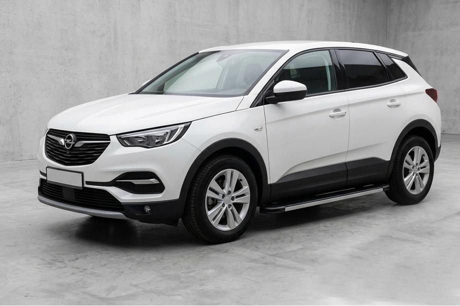 Opel Grandland X 2017– Sānu sliekšņi Maya V1 (2 gab., alumīnijs) Image
