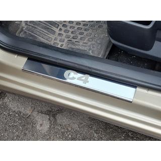 Carmos sliekšņu uzlikas (nerūsējošais tērauds) Citroen C-4 2004–2010 foto 3