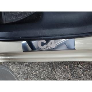Carmos sliekšņu uzlikas (nerūsējošais tērauds) Citroen C-4 2004–2010 foto 2