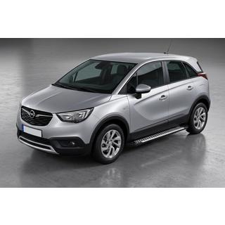 Sānu sliekšņi Line (2 gab., alumīnijs) Opel Crossland X 2017–2024 foto 1