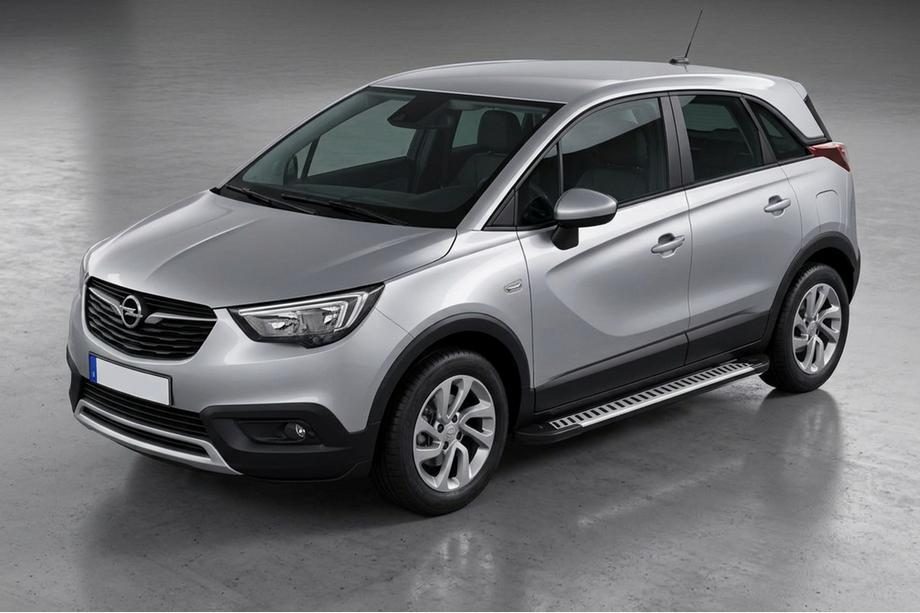 Opel Crossland X 2017–2024 Sānu sliekšņi Line (2 gab., alumīnijs) Image