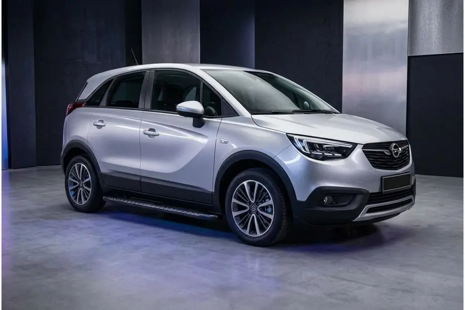 Opel Crossland X 2017–2024 Sānu pakāpieni Bosphorus Black (2 gab., alumīnijs) Image