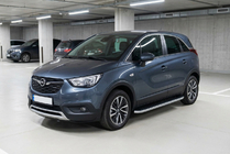 Opel Crossland X 2017–2024 Sānu pakāpieni Tayga Grey (2 gab., alumīnijs) foto 1