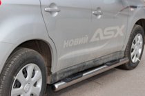 Mitsubishi Eclipse Cross 2017– Sānu sliekšņu caurules BB002 (2 gab., nerūsējošais tērauds) foto 1
