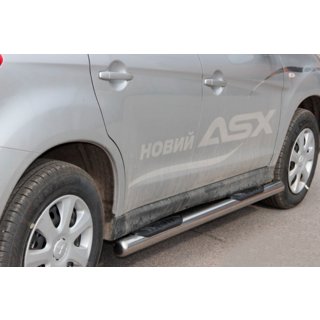 Sānu sliekšņu caurules BB002 (2 gab., nerūsējošais tērauds) foto 1