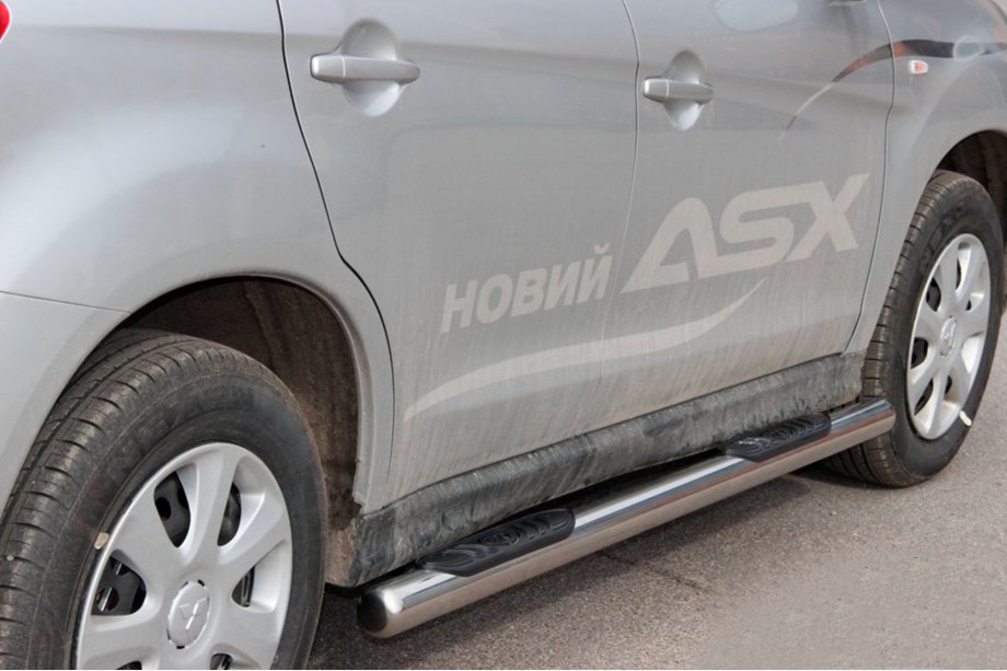 Mitsubishi Eclipse Cross 2017– Sānu sliekšņu caurules BB002 (2 gab., nerūsējošais tērauds) Image