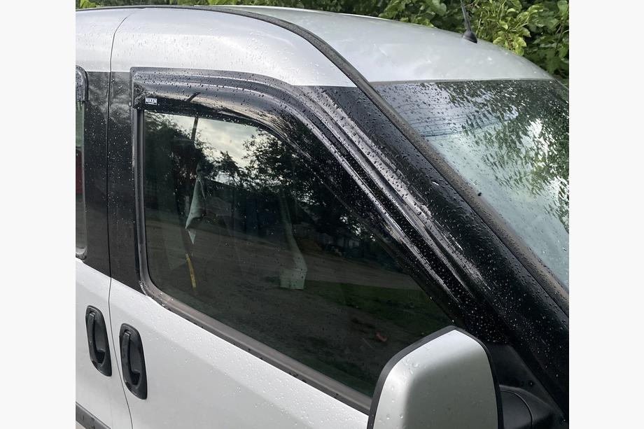 Fiat Doblo II 2010–2022 Logu vēja deflektori (2 gab., Niken) 2015+, 2 gab. Image