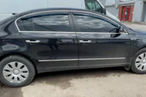 Volkswagen Passat B6 2006–2012 Logu vēja deflektori ar hroma līsti SD (4 gab., HIC) foto 3