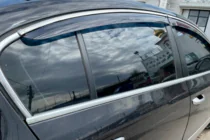 Volkswagen Passat B6 2006–2012 Logu vēja deflektori ar hroma līsti SD (4 gab., HIC) foto 4