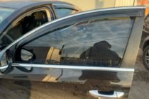 Volkswagen Passat B7 2012–2015 Logu vēja deflektori ar hromētu līsti SD (4 gab., EU, HIC) foto 7