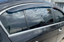 Volkswagen Passat B7 2012–2015 Logu vēja deflektori ar hromētu līsti SD (4 gab., EU, HIC) foto 4