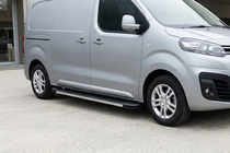 Citroen Jumpy/Dispatch 2017– Sānu sliekšņi Maya V1 (2 gab., alumīnijs) foto 1