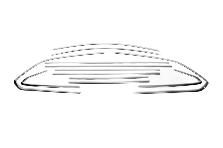 Opel Astra J 2009–2015 Pilns logu apmaļu komplekts (Sport Tourer, 12 gab., nerūsējošais tērauds) Foto 5