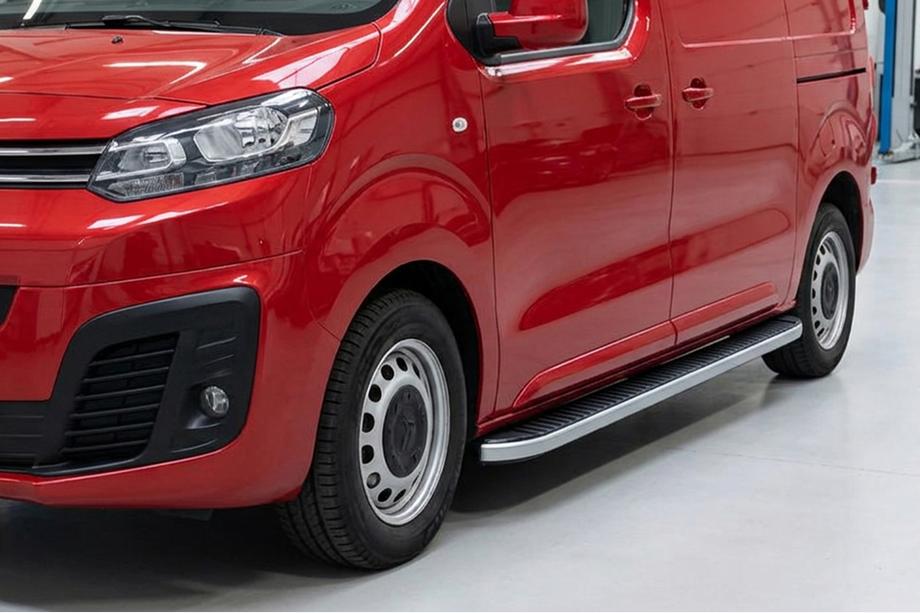Peugeot Traveller 2017– Sānu sliekšņi Tayga Grey (2 gab., alumīnijs) Image