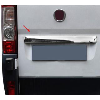 Hroma līste virs numura zīmes (nerūsējošais tērauds) Peugeot Boxer 2006–2025 foto 1