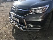 Honda CRV 2012–2016 Priekšējais aizsargstienis WT003-ST-V2 (nerūsējošais tērauds) foto 4