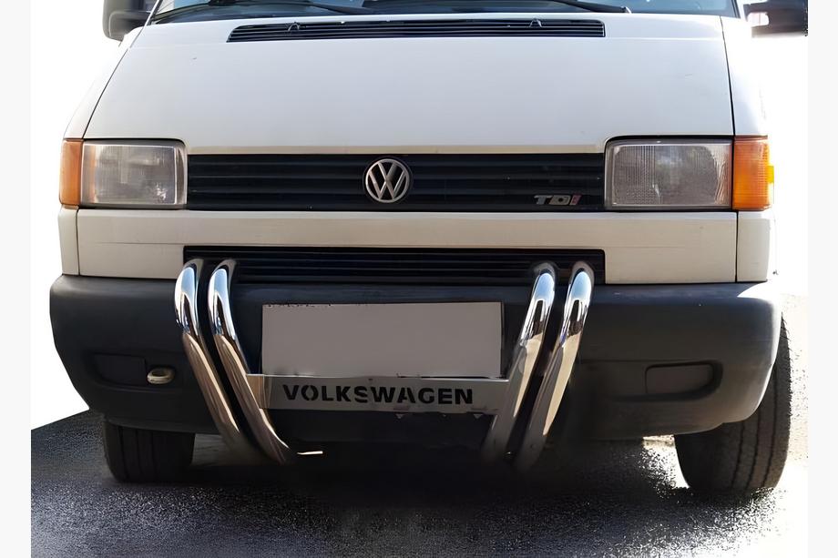 Volkswagen T4 Caravelle/Multivan 1990–2003 Priekšējais aizsargstienis ST006 (nerūsējošais tērauds) Image