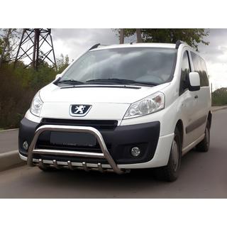 Bullbārs (nerūsējošais tērauds) Peugeot Expert 2007–2016 foto 1