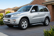 Toyota Rav 4 2001–2005 Sānu sliekšņi Allmond (2 gab., alumīnijs) foto 1