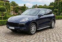 Porsche Cayenne 2010–2017 Sānu pakāpieni Maydos v2 (2 gab., alumīnijs ↗ nerūsējošais tērauds) foto 1