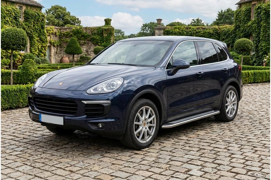 Porsche Cayenne 2010–2017 Sānu pakāpieni Maydos v2 (2 gab., alumīnijs ↗ nerūsējošais tērauds) Image