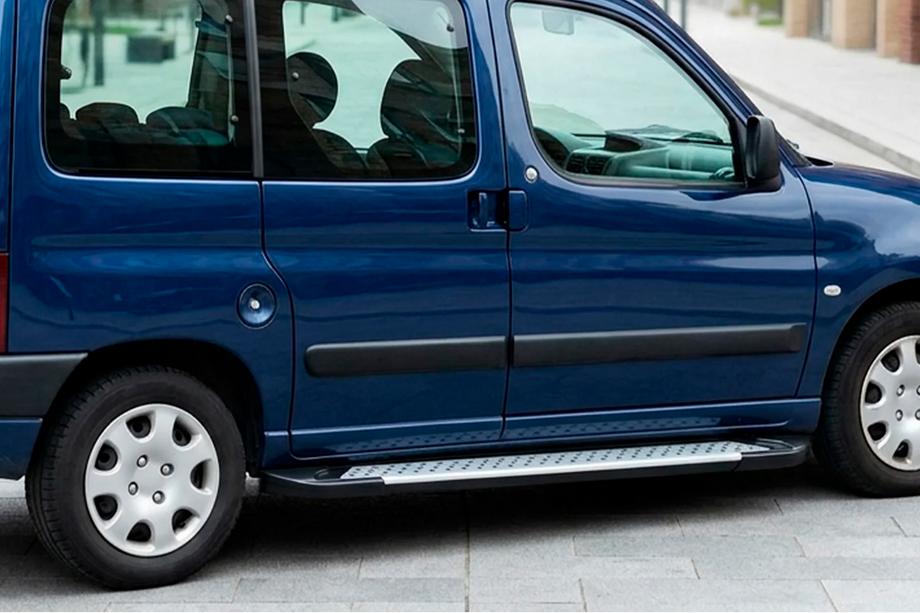 Peugeot Partner 1996–2008 Sānu pakāpieni Allmond Grey (2 gab., alumīnija) Image