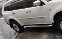 Mitsubishi Pajero Sport 2008–2015 Sānu pakāpieni Maydos V2 (2 gab., alumīnijs/nerūsējošais tērauds) foto 3